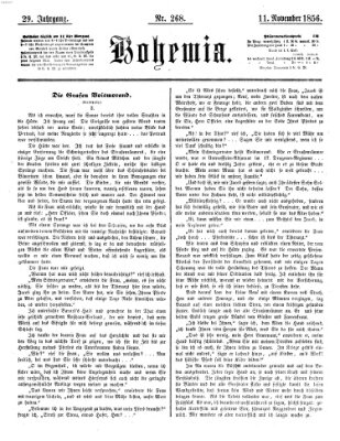 Bohemia Dienstag 11. November 1856