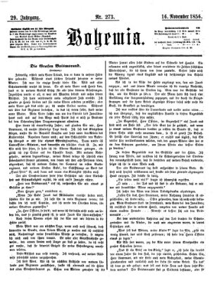 Bohemia Sonntag 16. November 1856