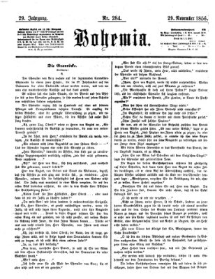 Bohemia Samstag 29. November 1856