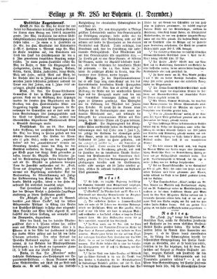 Bohemia Montag 1. Dezember 1856
