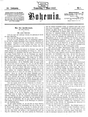 Bohemia Donnerstag 1. Januar 1857