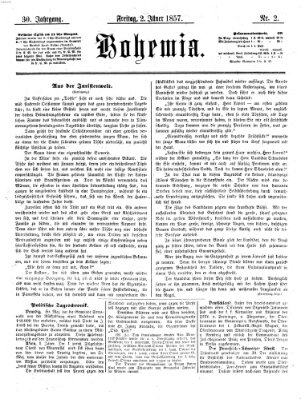 Bohemia Freitag 2. Januar 1857