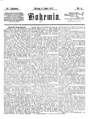 Bohemia Freitag 9. Januar 1857