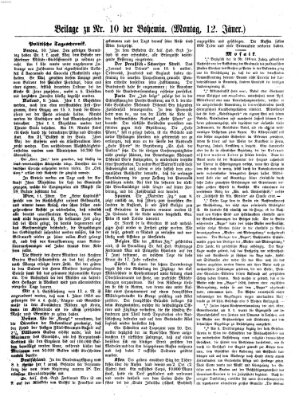 Bohemia Montag 12. Januar 1857