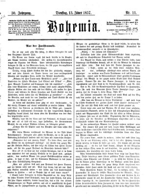 Bohemia Dienstag 13. Januar 1857