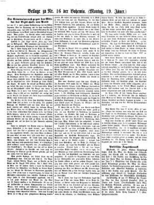 Bohemia Montag 19. Januar 1857