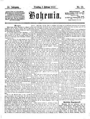 Bohemia Dienstag 3. Februar 1857