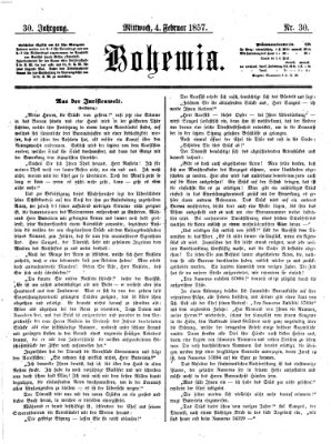 Bohemia Mittwoch 4. Februar 1857