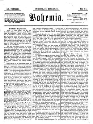 Bohemia Mittwoch 18. März 1857