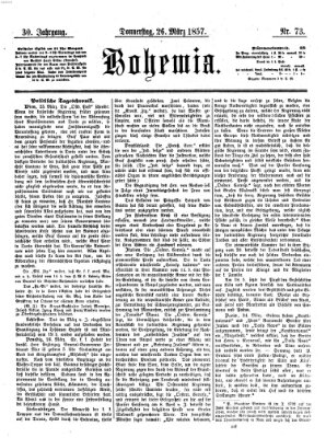 Bohemia Donnerstag 26. März 1857