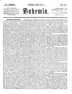 Bohemia Sonntag 3. Mai 1857