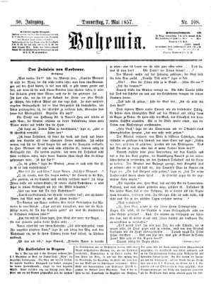 Bohemia Donnerstag 7. Mai 1857