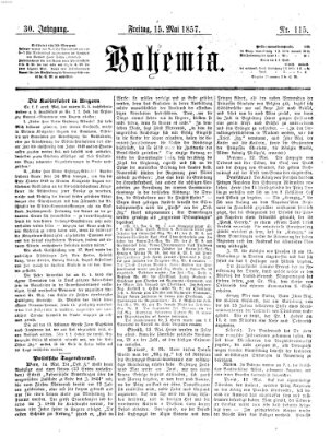 Bohemia Freitag 15. Mai 1857