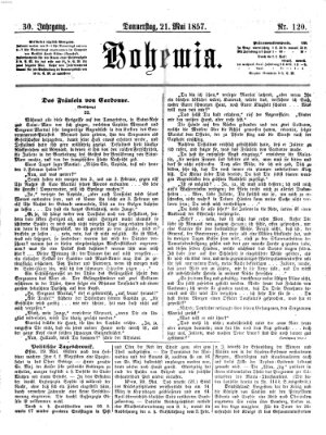 Bohemia Donnerstag 21. Mai 1857