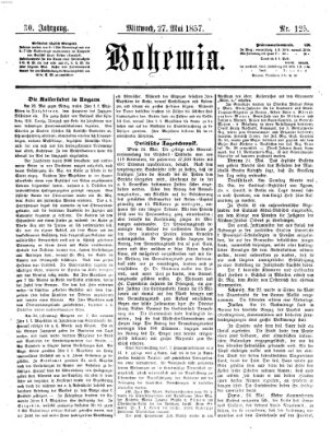 Bohemia Mittwoch 27. Mai 1857