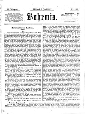 Bohemia Mittwoch 3. Juni 1857