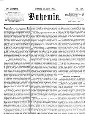 Bohemia Samstag 13. Juni 1857