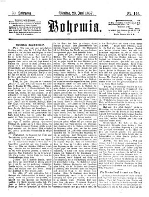 Bohemia Dienstag 23. Juni 1857