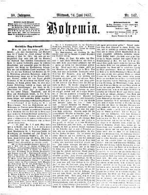 Bohemia Mittwoch 24. Juni 1857