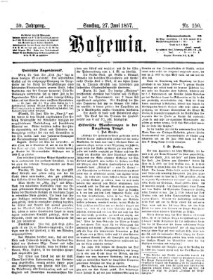 Bohemia Samstag 27. Juni 1857