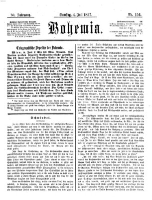 Bohemia Samstag 4. Juli 1857