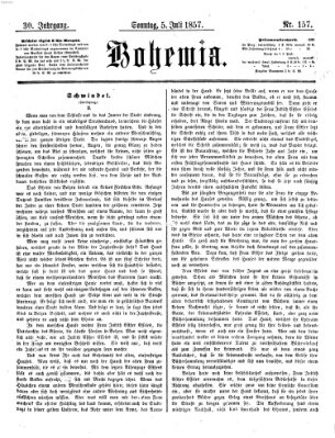 Bohemia Sonntag 5. Juli 1857