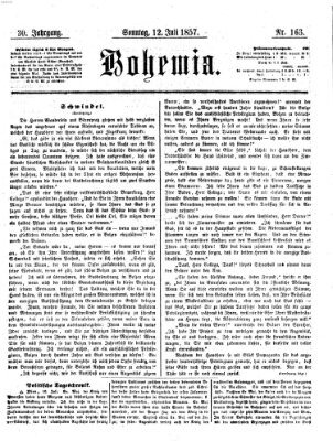 Bohemia Sonntag 12. Juli 1857