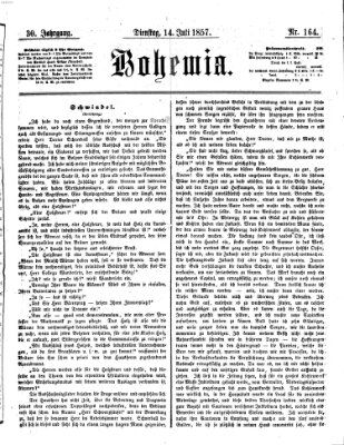 Bohemia Dienstag 14. Juli 1857