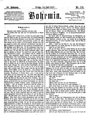 Bohemia Freitag 24. Juli 1857