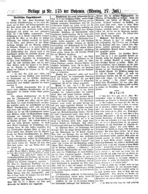 Bohemia Montag 27. Juli 1857