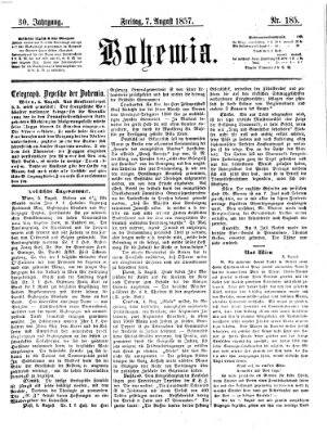 Bohemia Freitag 7. August 1857