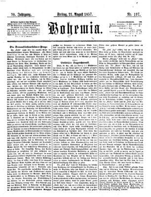 Bohemia Freitag 21. August 1857