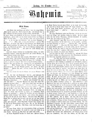 Bohemia Freitag 16. Oktober 1857