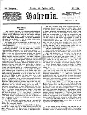 Bohemia Dienstag 20. Oktober 1857