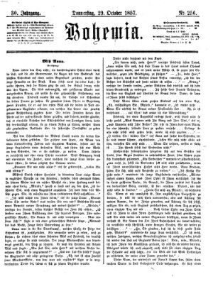 Bohemia Donnerstag 29. Oktober 1857