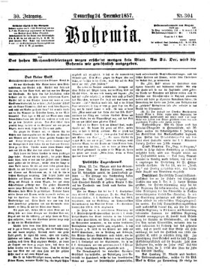 Bohemia Donnerstag 24. Dezember 1857