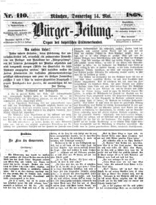 Bürger-Zeitung Donnerstag 14. Mai 1868