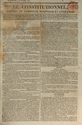 Le constitutionnel Sonntag 9. Januar 1820