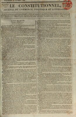 Le constitutionnel Sonntag 16. Januar 1820