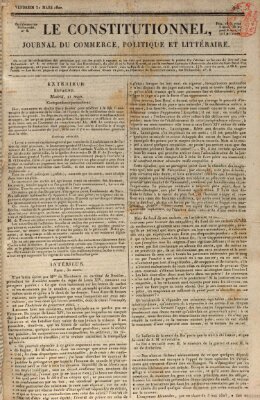 Le constitutionnel Freitag 31. März 1820