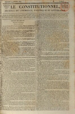 Le constitutionnel Samstag 29. April 1820