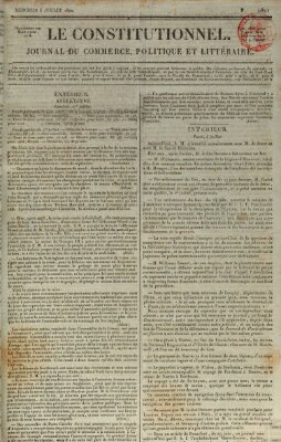 Le constitutionnel Mittwoch 5. Juli 1820