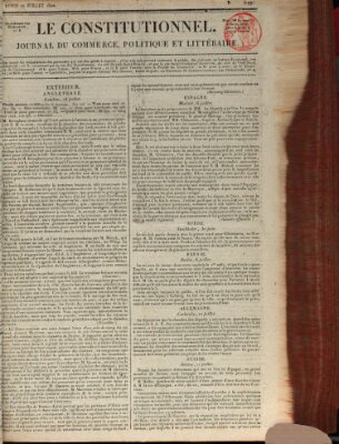 Le constitutionnel Montag 17. Juli 1820