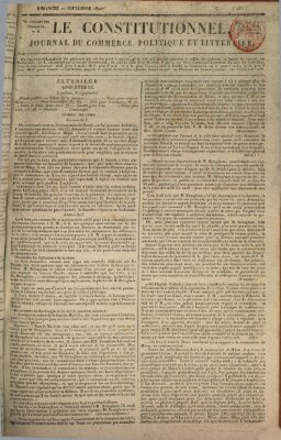 Le constitutionnel Sonntag 10. September 1820