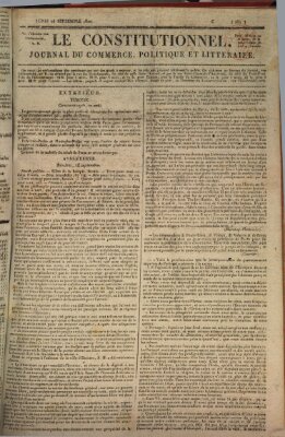 Le constitutionnel Montag 18. September 1820