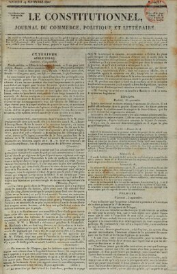 Le constitutionnel Freitag 29. September 1820