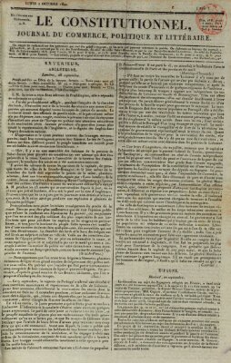 Le constitutionnel Montag 2. Oktober 1820