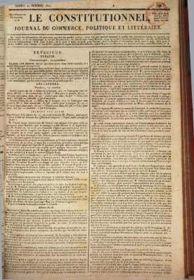 Le constitutionnel Samstag 21. Oktober 1820