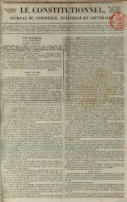 Le constitutionnel Montag 30. Oktober 1820