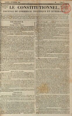 Le constitutionnel Samstag 4. November 1820